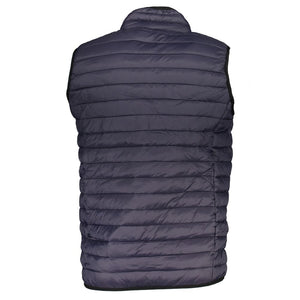 Gianmarco Venturi Blu Poliammide Men's Gilet