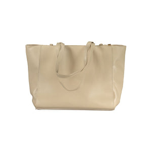 Laura Biagiotti Beige PVC Women Handbag