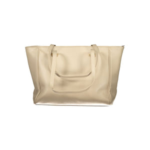 Laura Biagiotti Beige PVC Women Handbag