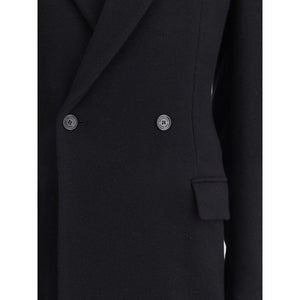 Balenciaga Black Wool Coat