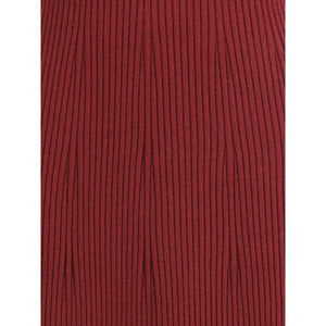 SA SU PHI Bordeaux Cashmere Casual Dress