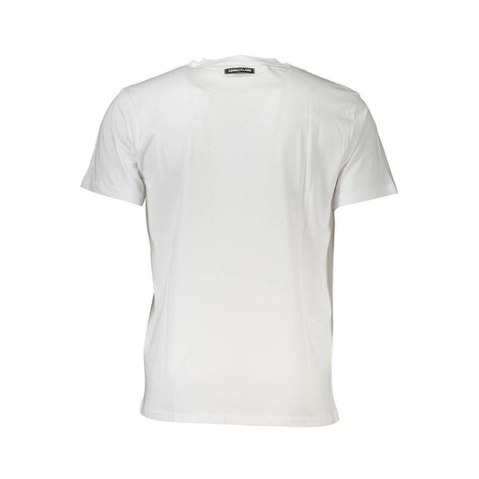 Cavalli Class White Cotton Men's T-Shirt