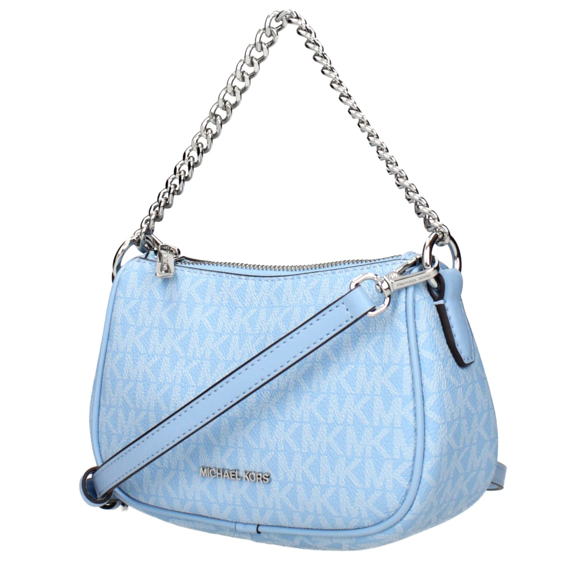 Michael Kors Light Blue Fabric Handbag