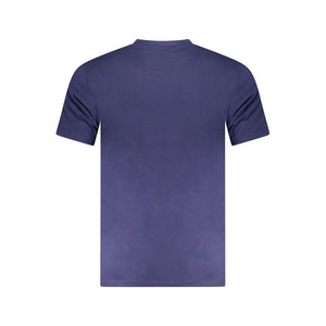 Cavalli Class Blu Cotton Men T-Shirt