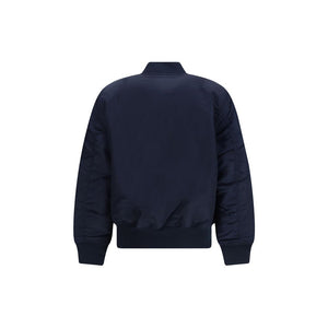 ALPHA INDUSTRIES Blue Nylon Bomber
