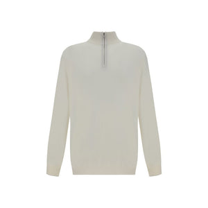 Brunello Cucinelli White Cashmere Cashmere Sweater