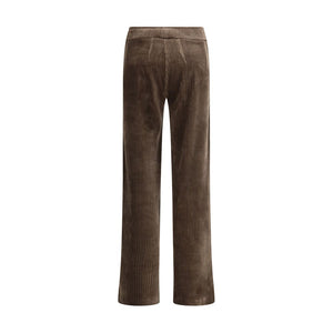 Avenue Montaigne Brown Cotton Casual Pants