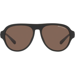 Armani Exchange Brown Acetate Sunglasses