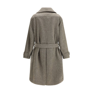 Lemaire Bicolor Wool Coat