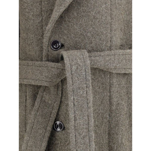 Lemaire Bicolor Wool Coat