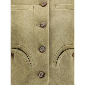 Blazé Milano Green Cotton Coat