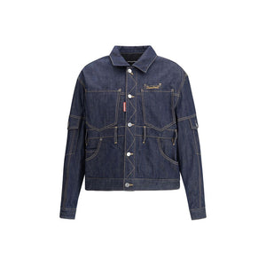 Dsquared² Blue Cotton Denim Jacket