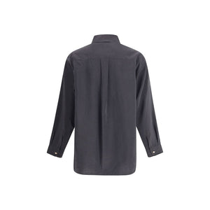 Lemaire Gray Silk Shirt