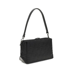 Fendi Black Nylon Shoulder Bag