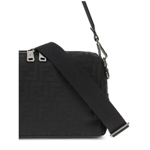 Fendi Black Nylon Shoulder Bag