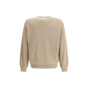 Ferragamo Beige Fleece Wool Sweatshirt