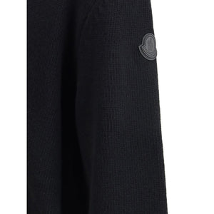 Moncler Black Fleece Wool Cardigan