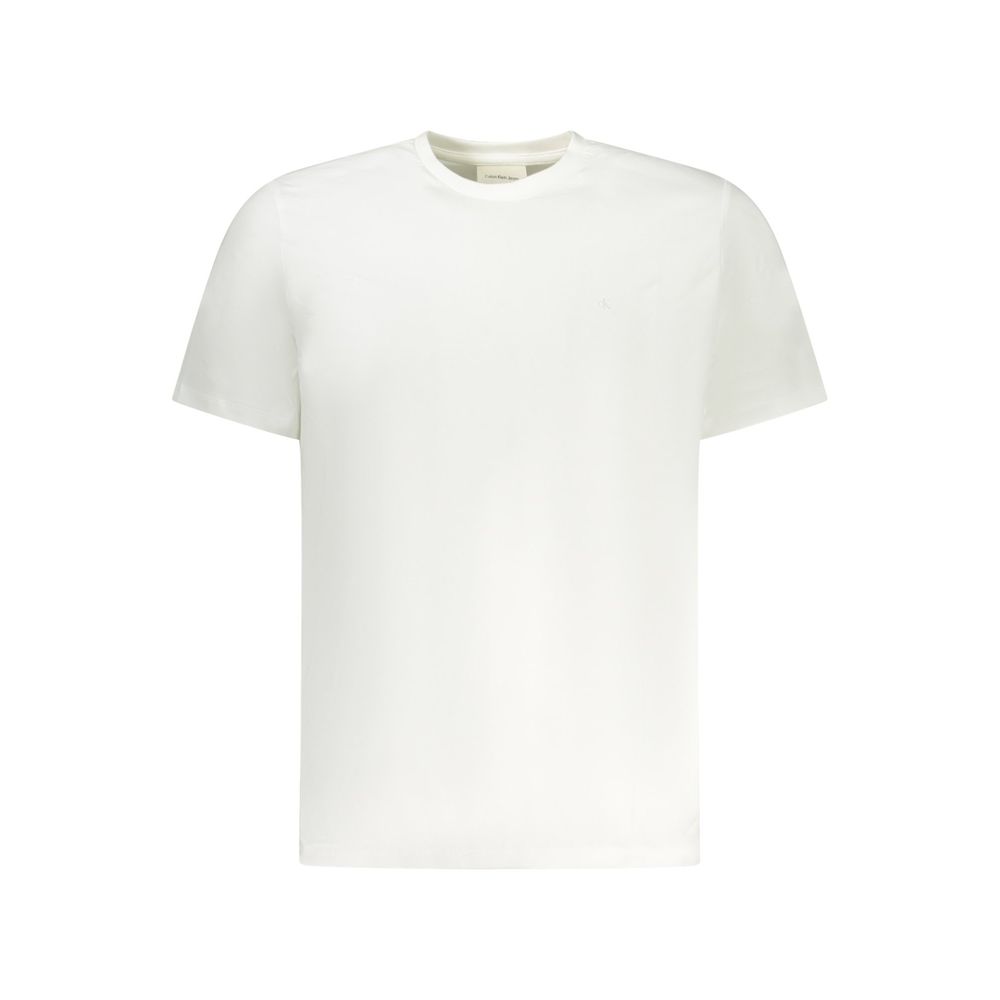 Calvin Klein White Cotton Men T-Shirt