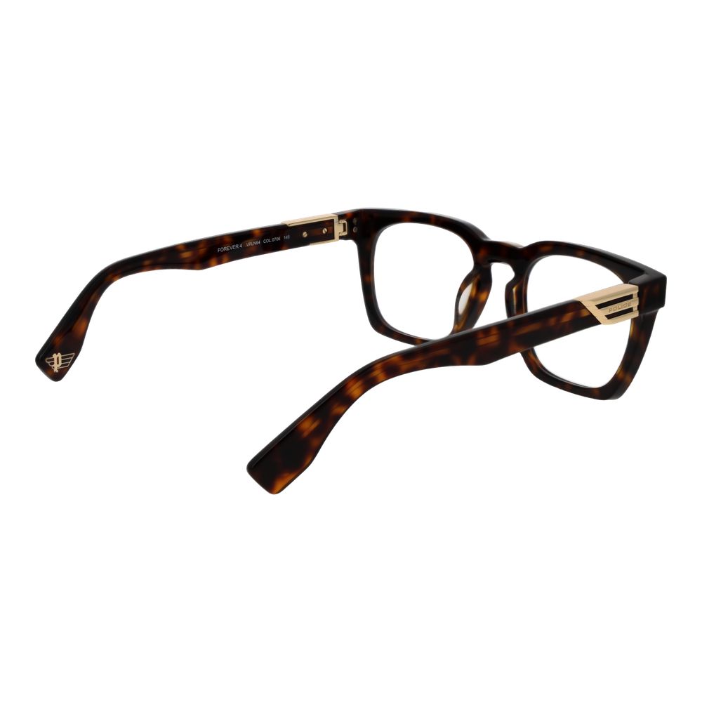 Police Brown Cellulose Acetate Glasses (Frames)
