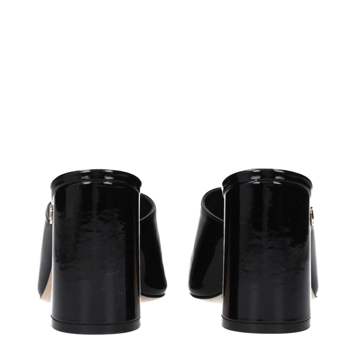 Jimmy Choo Black Leather Platform Sandals