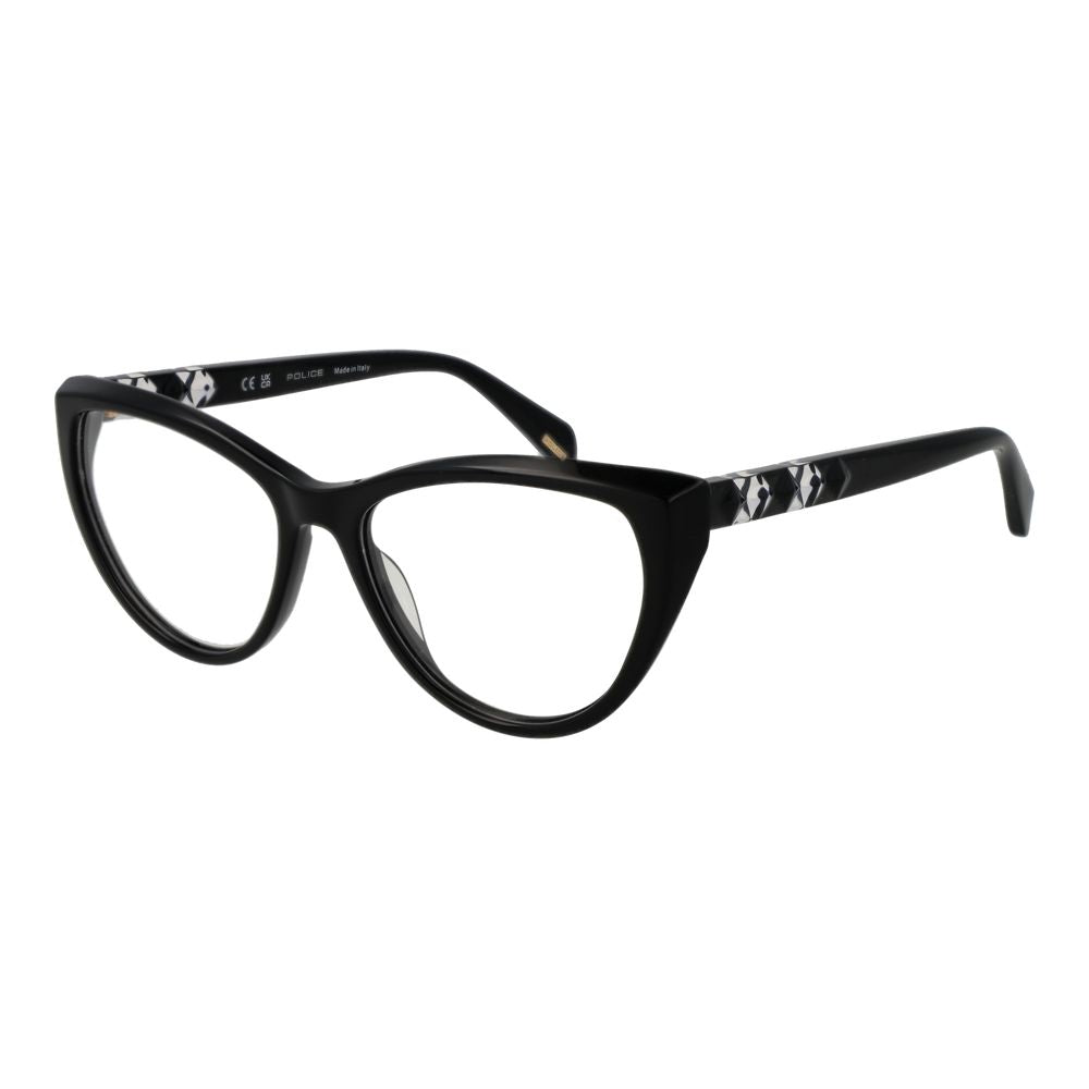 Police Black Plastic Glasses (Frames)