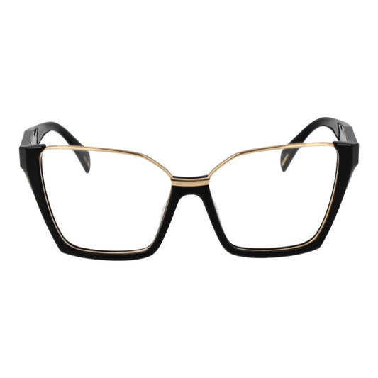 Police Black Cellulose Acetate Glasses (Frames)