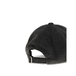 Jacquemus Gray Wool Cap (Baseball Hat)