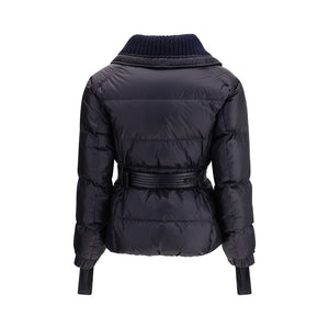 Moncler Grenoble Blue Polyamide Coat