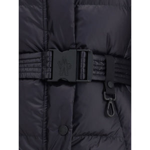Moncler Grenoble Blue Polyamide Coat