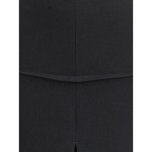 Rick Owens Black Wool Skirt