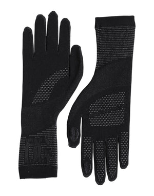 Dolce & Gabbana Black DG Logo Cotton Hands Mitten Men Gloves