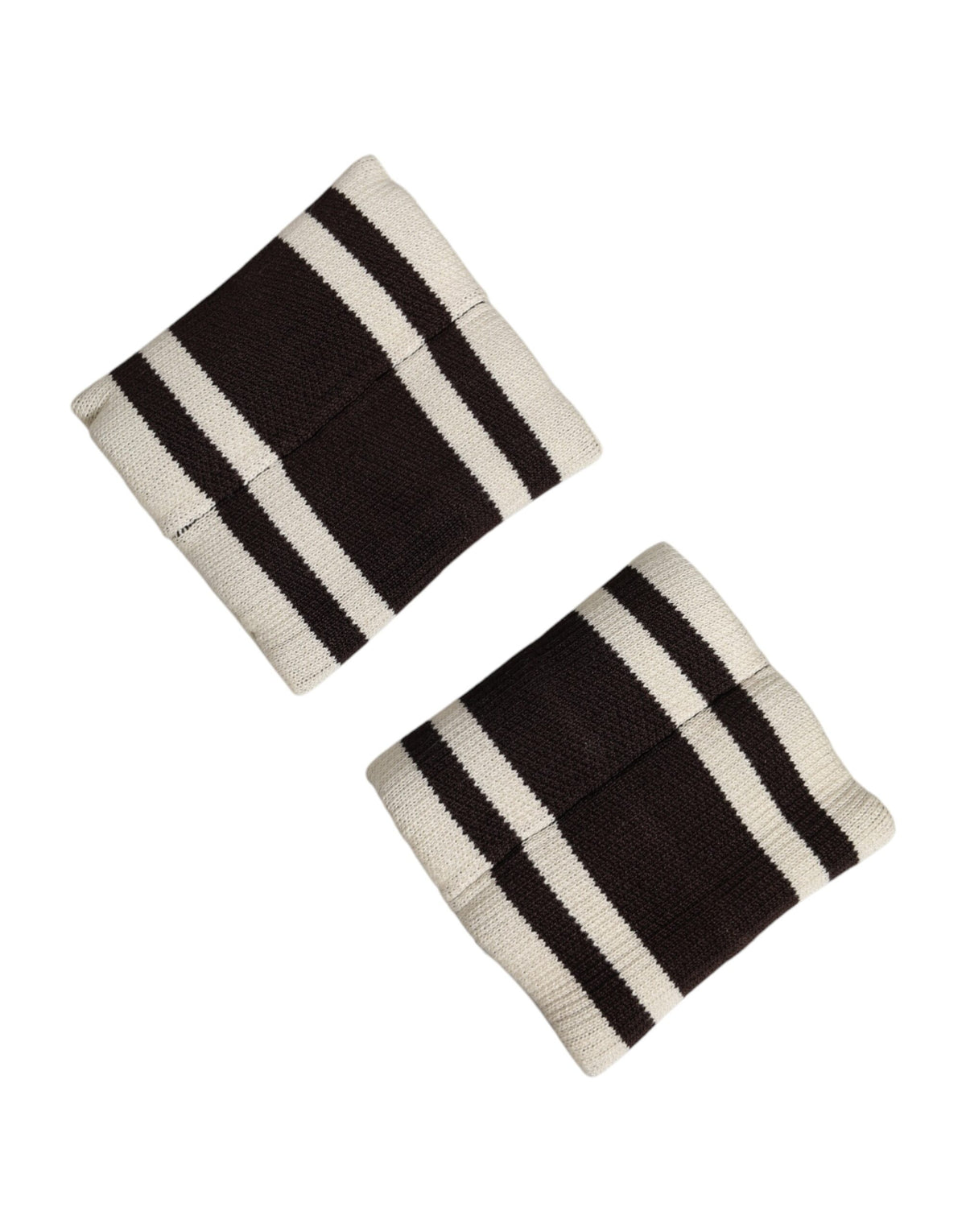 Dolce & Gabbana Black White DG Logo Cotton 1 Pair  Wristband
