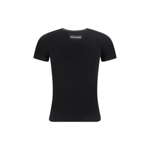 Marine Serre Black Cotton T-Shirt