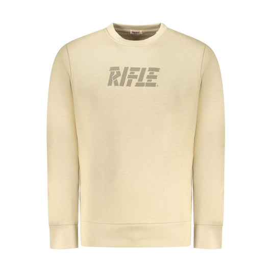 Rifle Beige Cotton Men Sweater