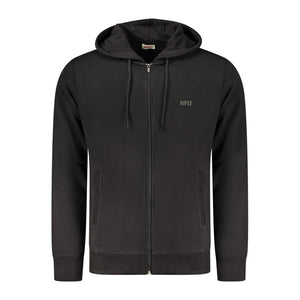 Rifle Black Cotton Men Sweater