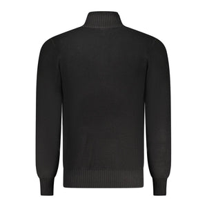 Rifle Black Nylon Men Sweater