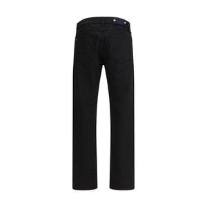 Stone Island Black Cotton Jeans Denim