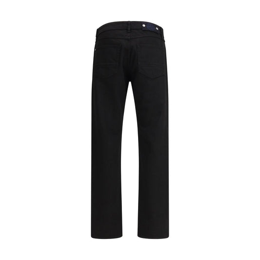 Stone Island Black Cotton Jeans Denim