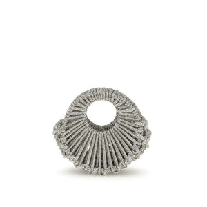 HIBOURAMA Silver Resin Handbag