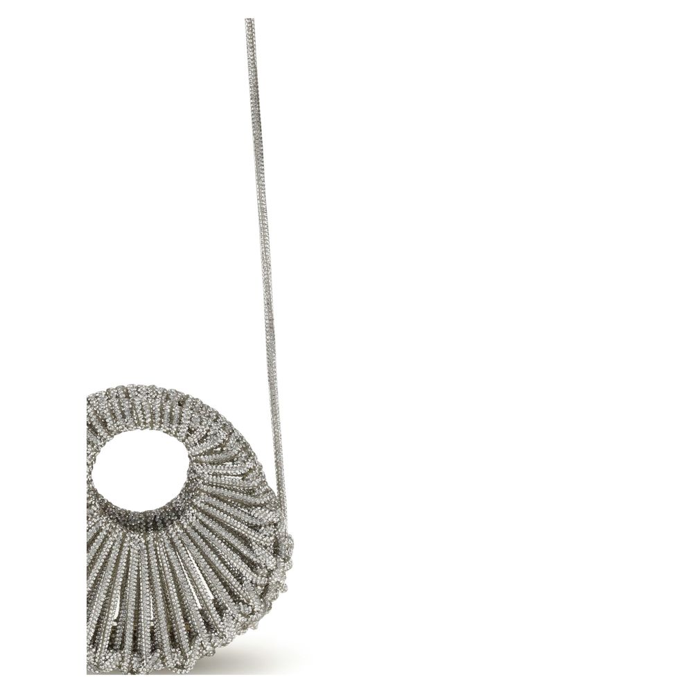 HIBOURAMA Silver Resin Handbag