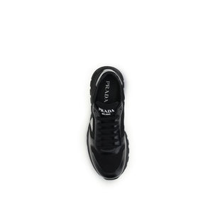 Prada Black Recycled Polyamide Athletic Sneakers