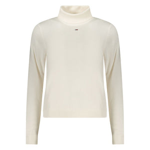 Tommy Hilfiger White Cotton Women Sweater