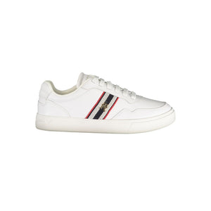 Tommy Hilfiger White Leather Women Sneaker