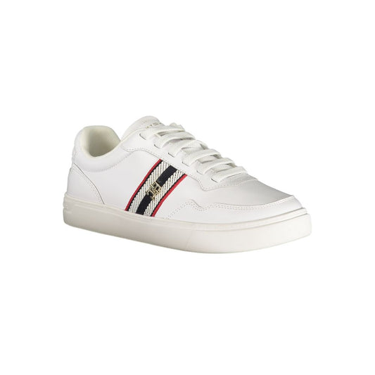 Tommy Hilfiger White Leather Women Sneaker