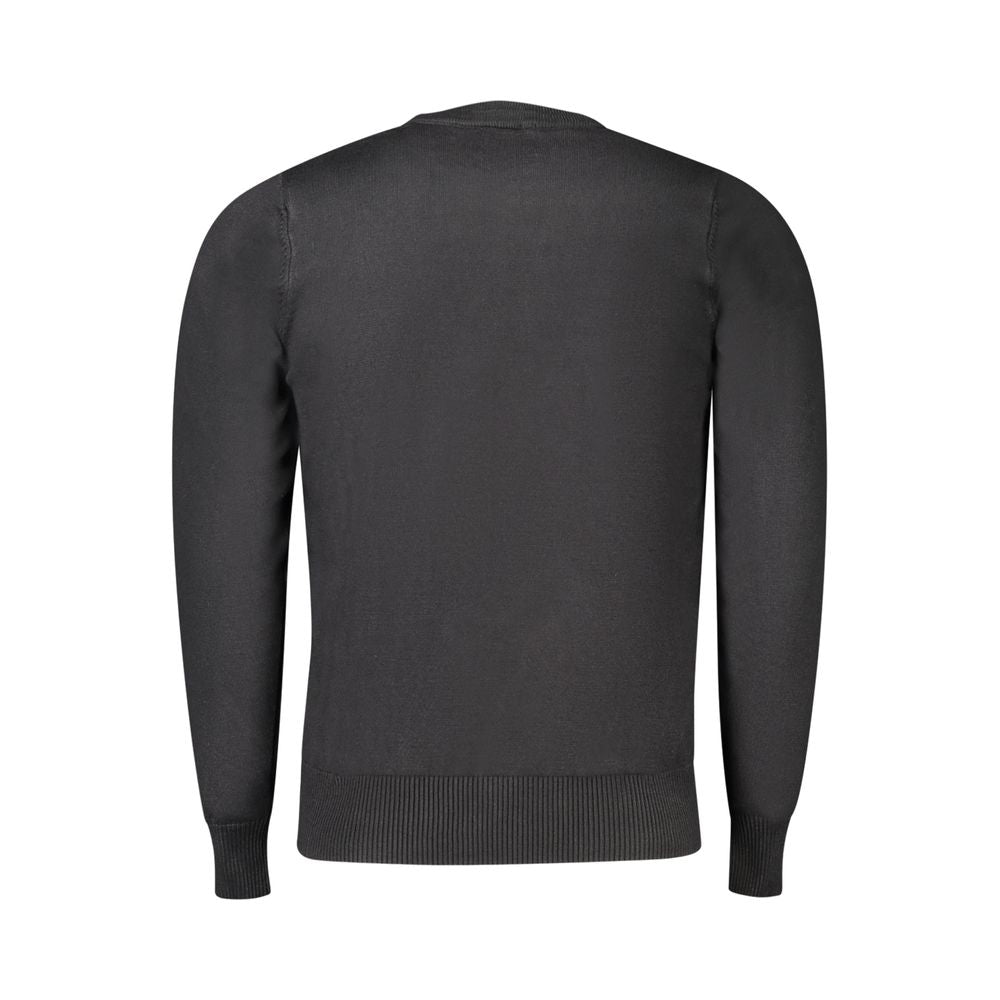 Coveri Moving Black Viscosa Mens Sweater