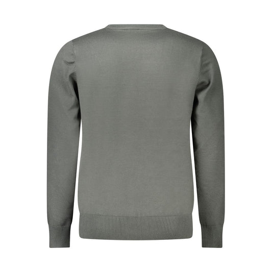 Coveri Moving Green Nylon Men Sweater