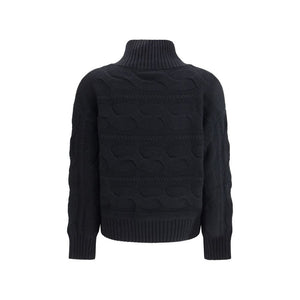 Max Mara Black Wool Sweatshirt