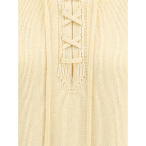 Ermanno Scervino Cream Cashmere Cashmere Sweater