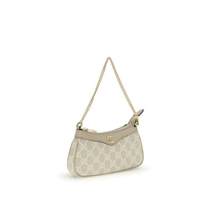 Gucci White Calf Leather Bos Taurus Shoulder Bag