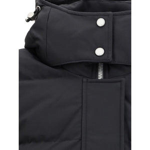 Moose Knuckles Black Recycled Polyester Coat